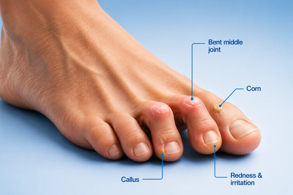 Clinical hammertoe evaluation in San Diego